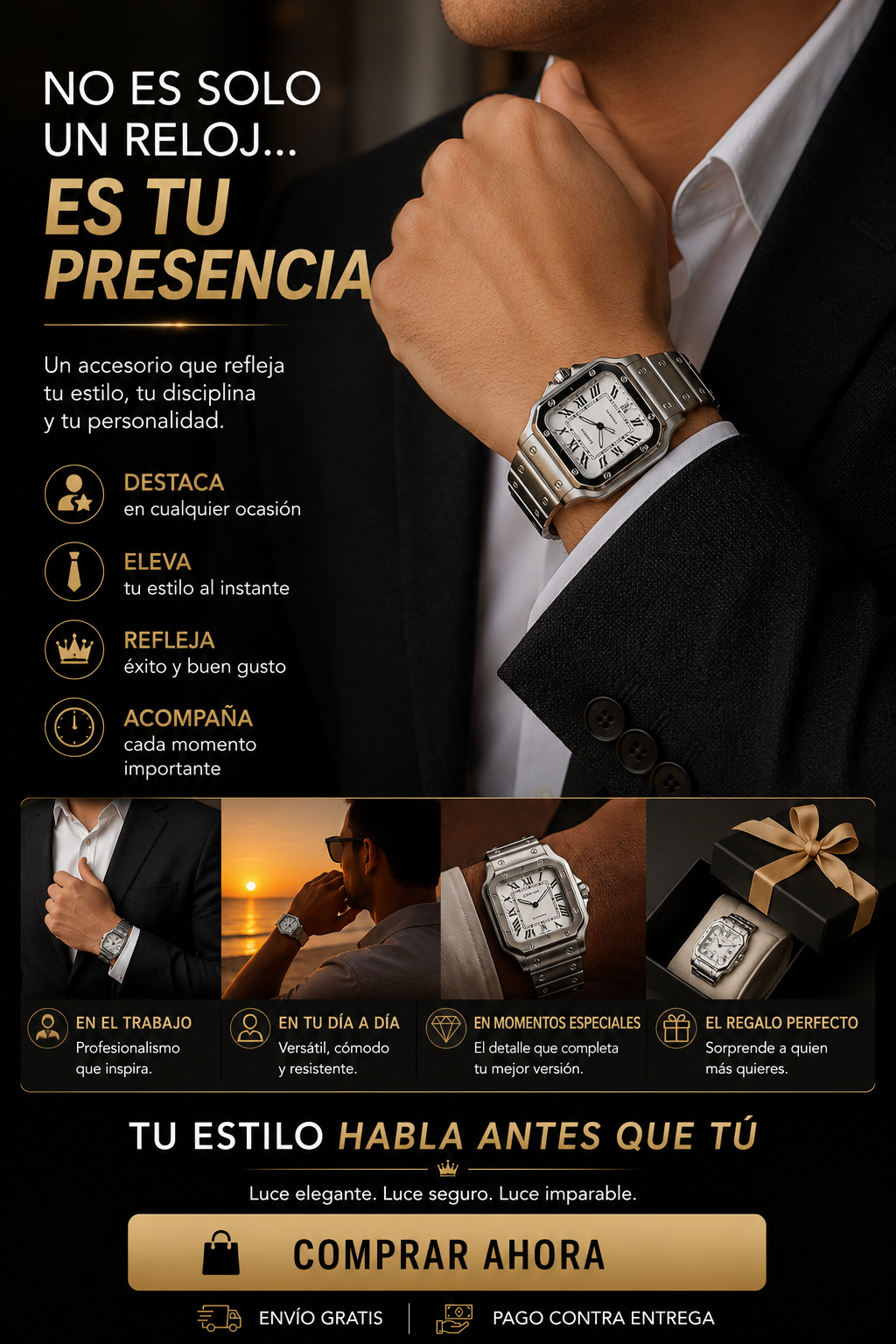 Reloj Cartier Santos Acero