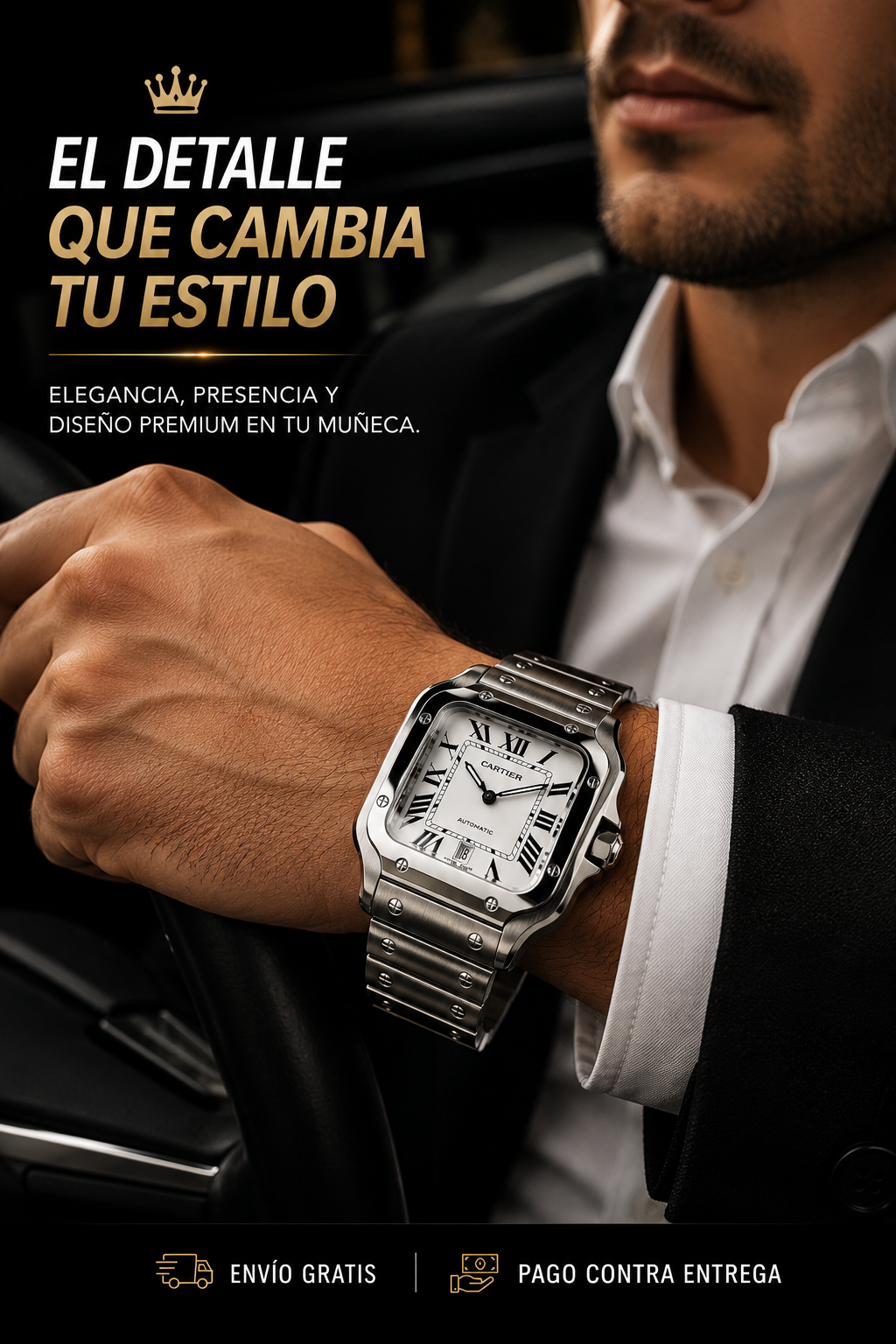 Reloj Cartier Santos Acero