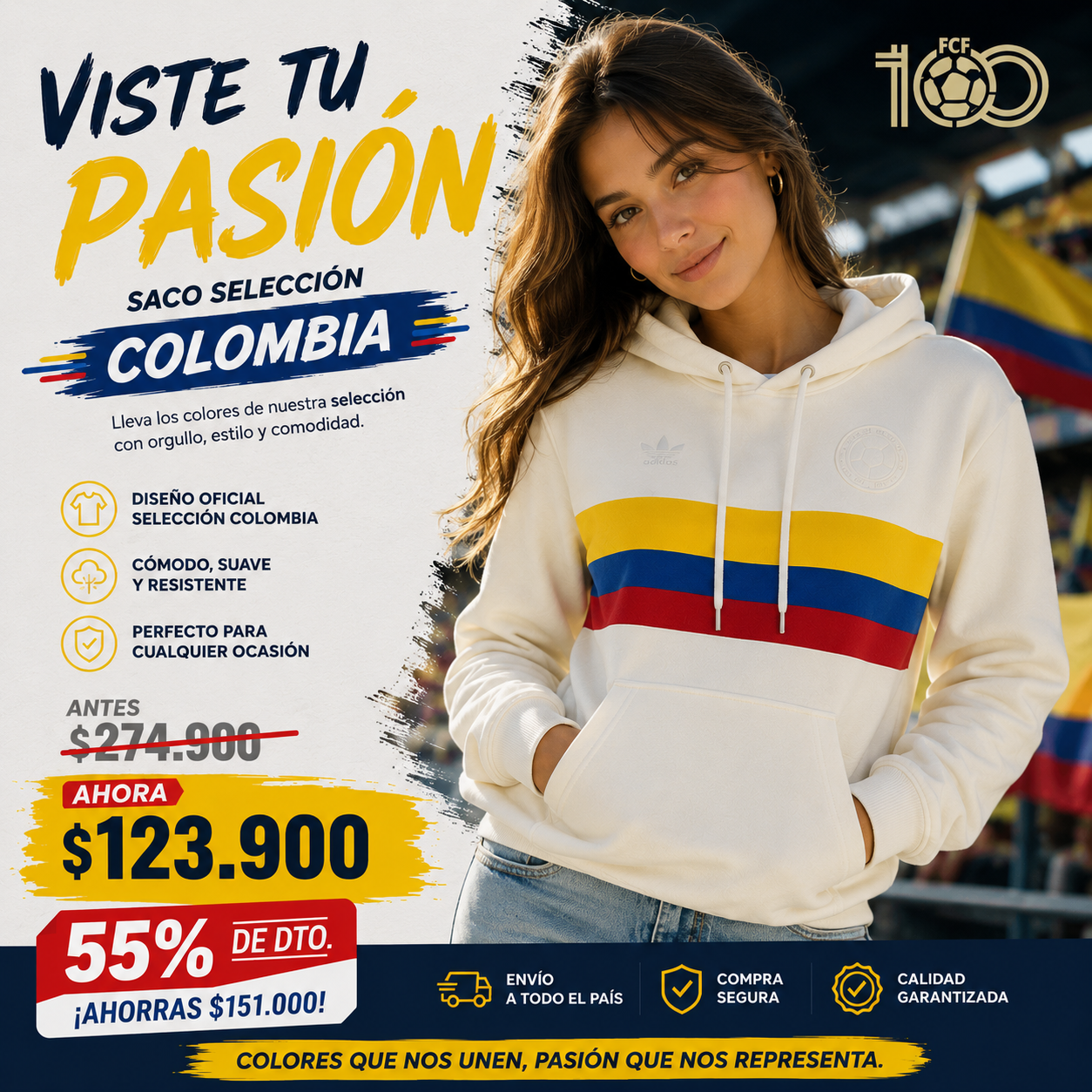 SACO SEL. COLOMBIA 100 AÑOS